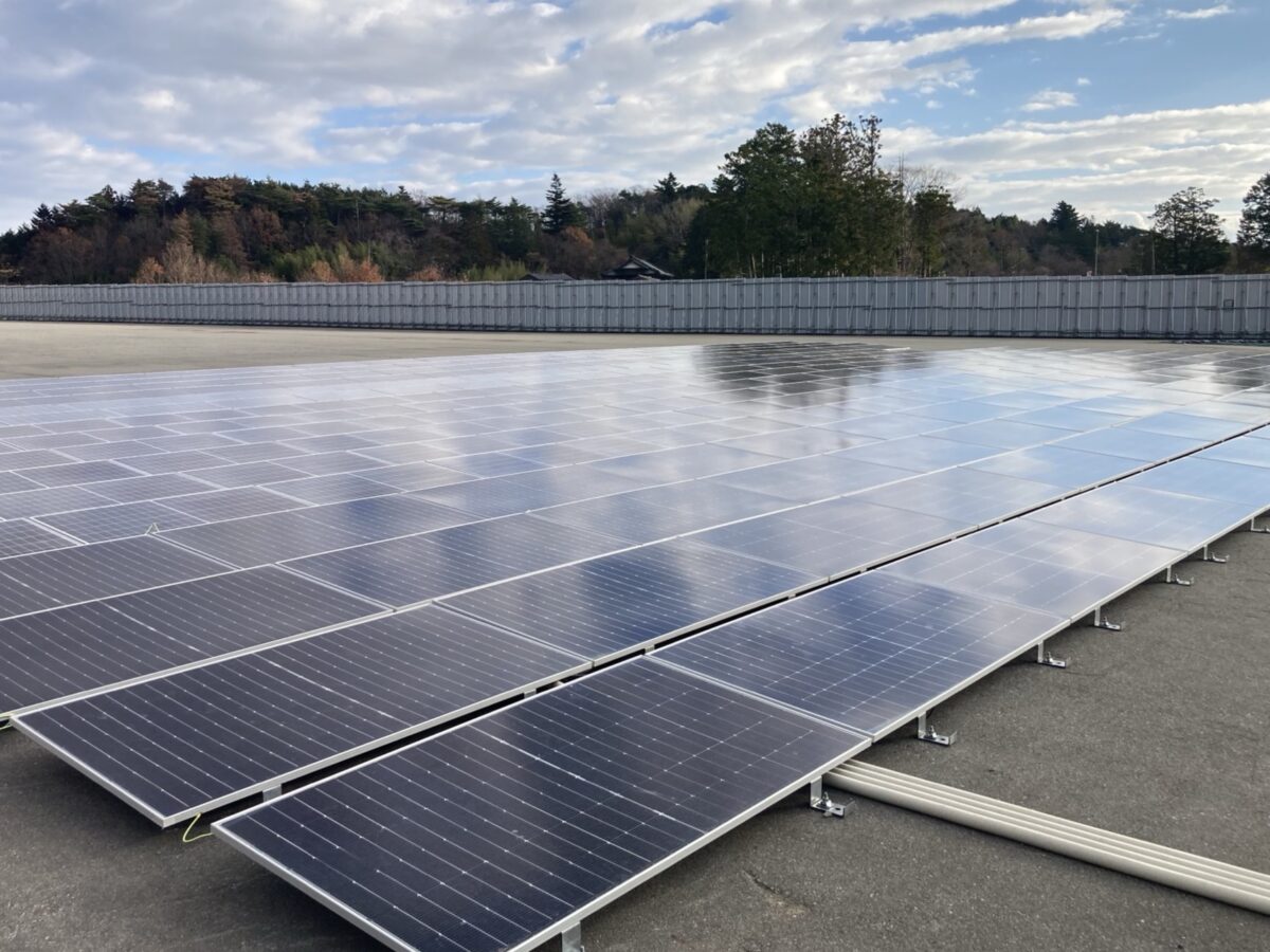 大阪万博で使用した太陽光パネル 福島でリユース